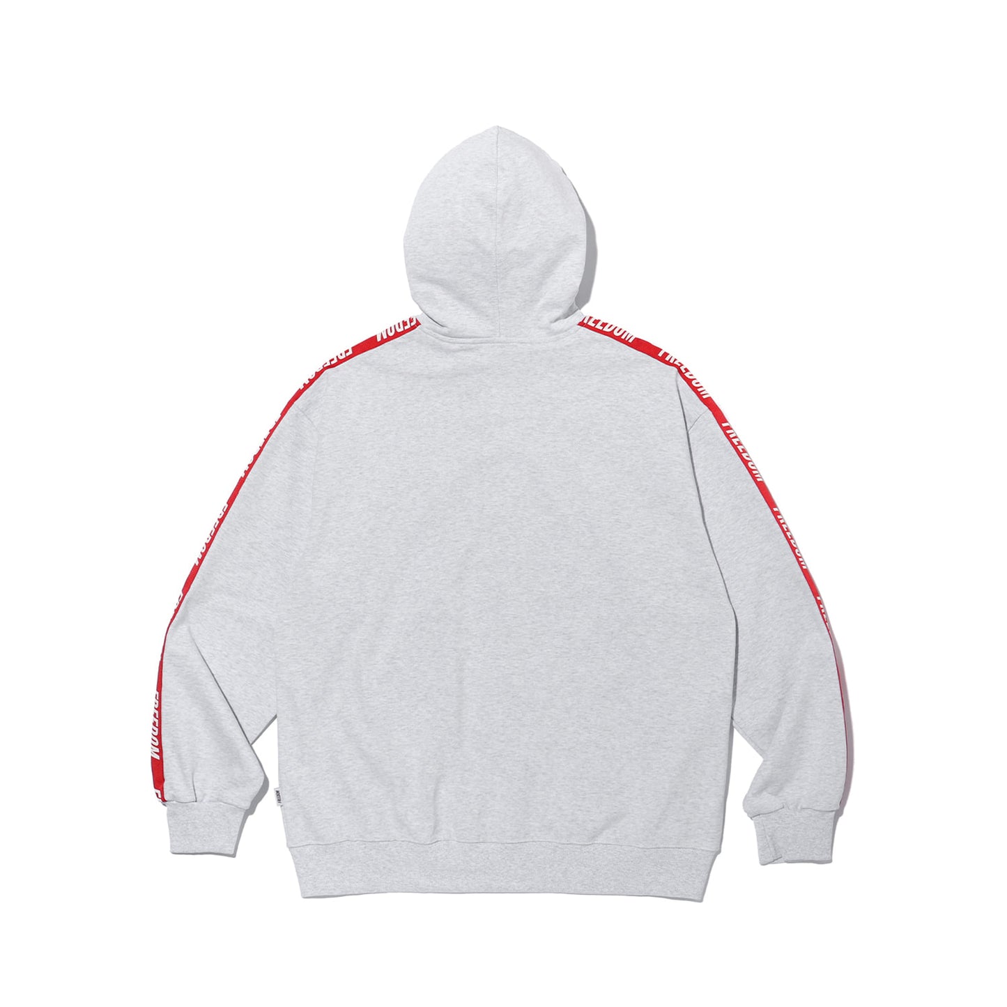 Freedom Lettering Hooded Zip-Up (Melange)