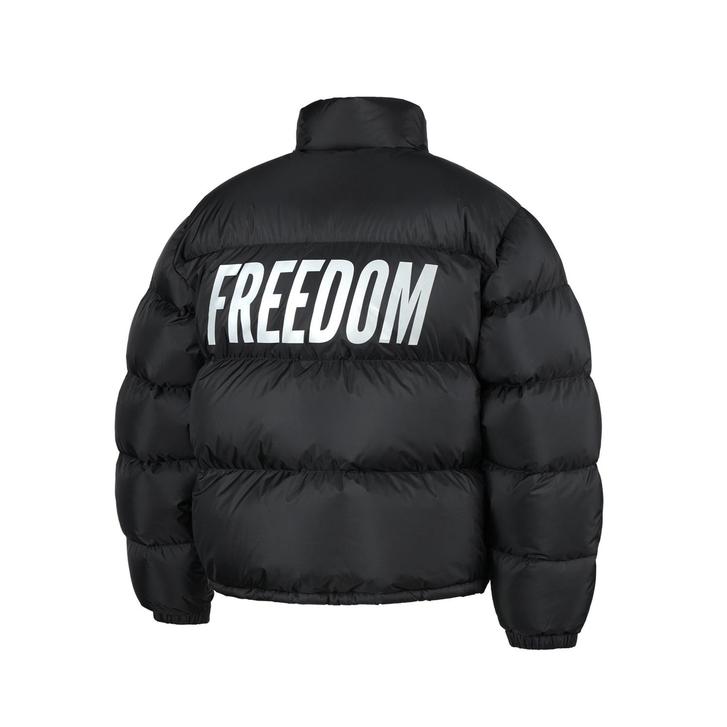 Freedom Logo Puffer Jacket (Black)
