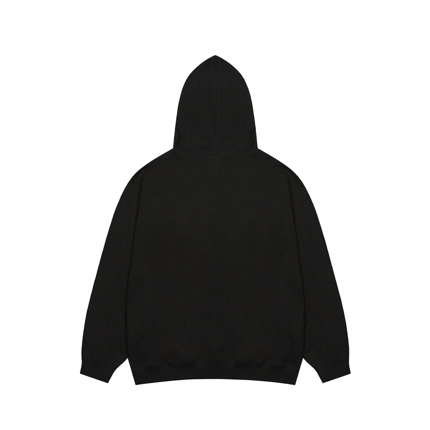 Striped Small Logo Hoodie (Black)