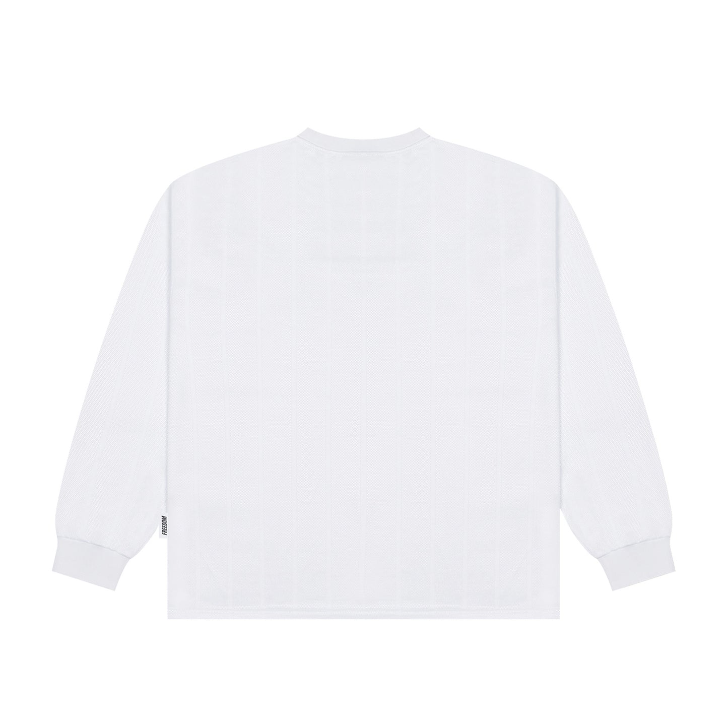 Freedom logo coated mesh long sleeve (white)