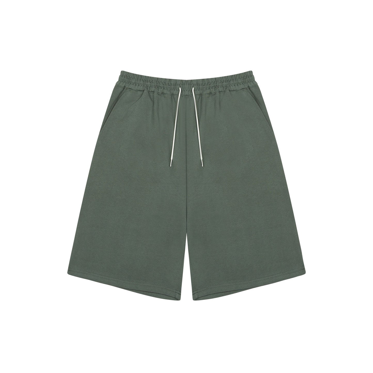 FREEDOM Side Logo Shorts (Khaki/White)