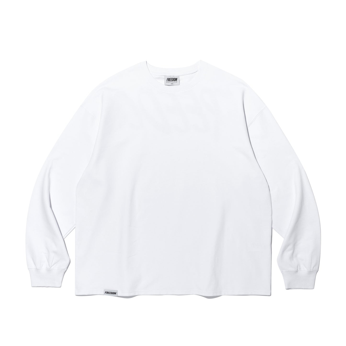 Freedom Back Print Long Sleeve (White)