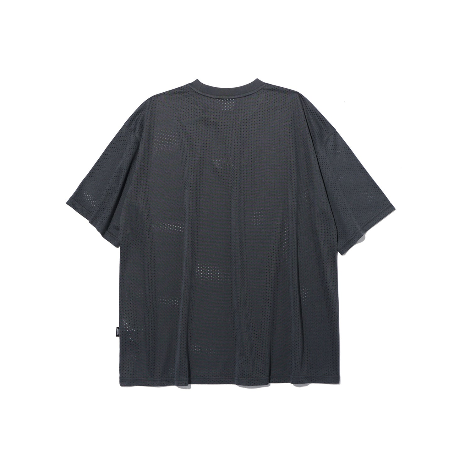 Freedom Logo Mesh Overfit T-Shirt (Dark Grey)