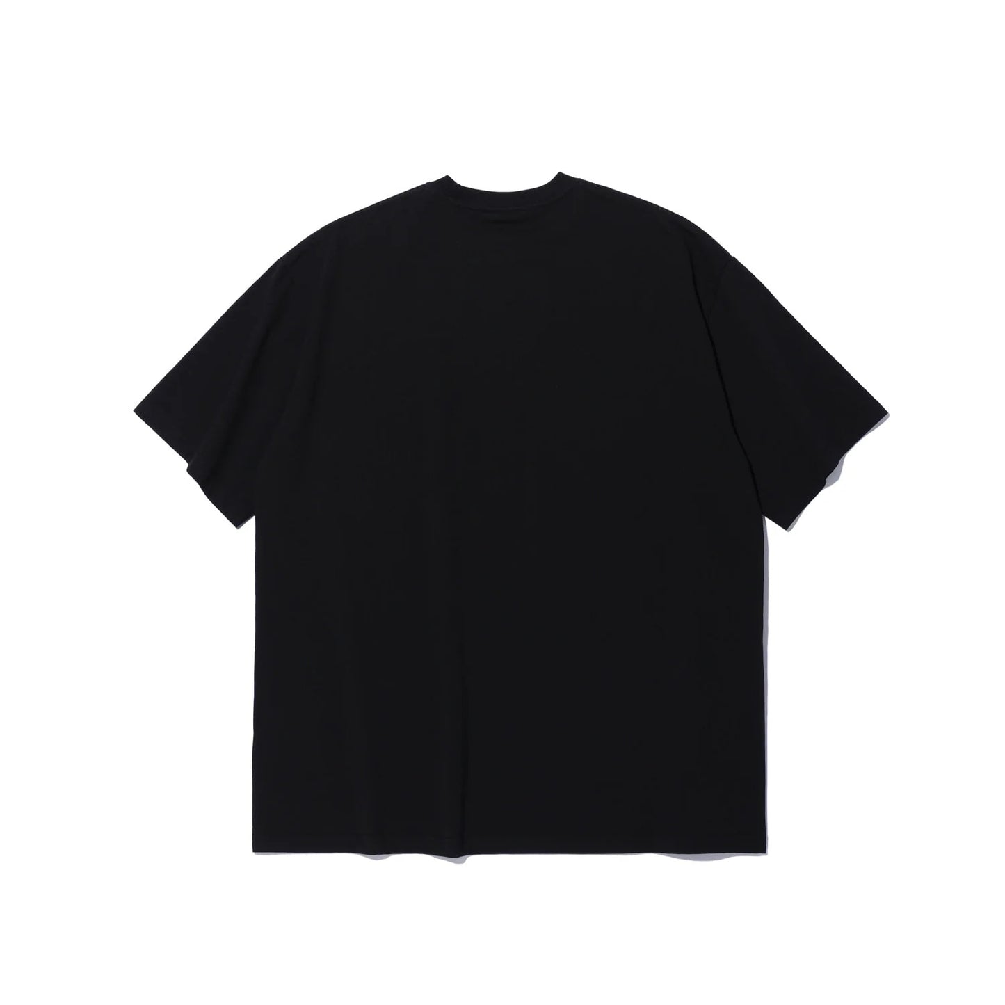 Side Chest Man Print T-Shirt (Black)