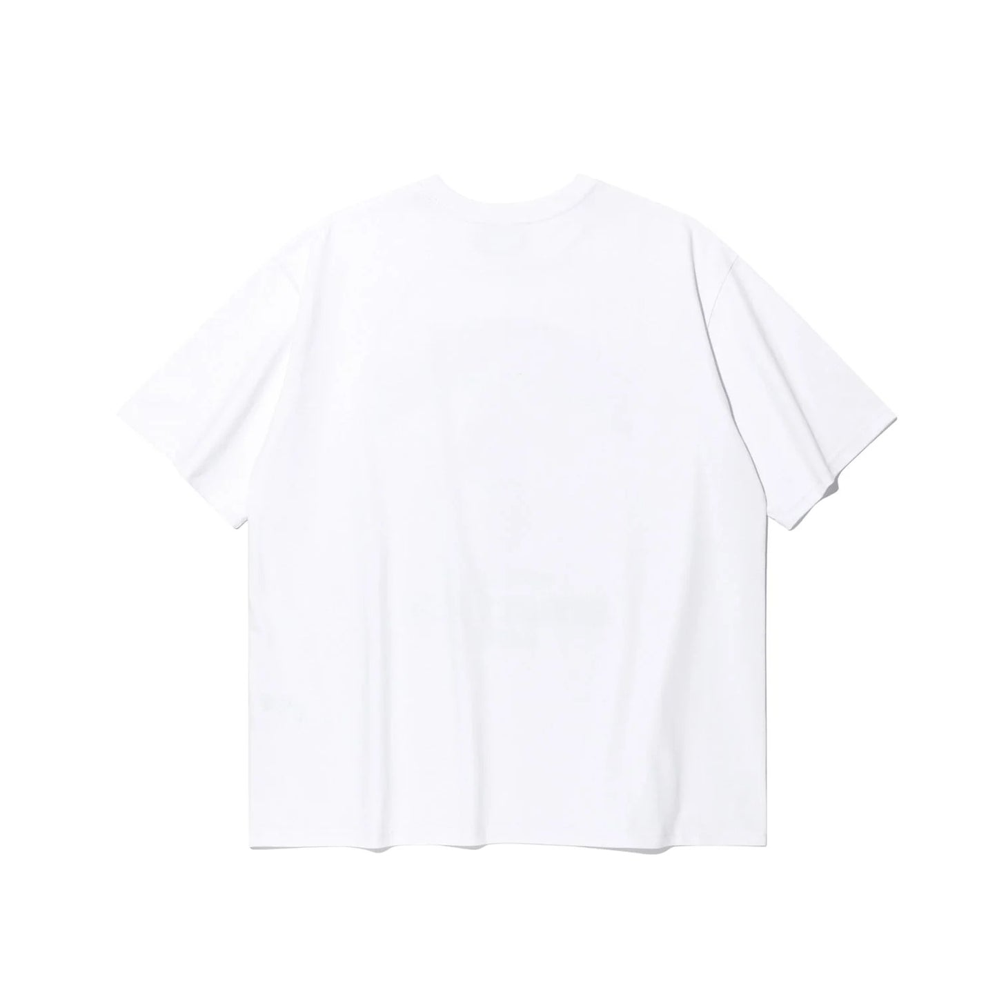 Side Chest Man Print T-Shirt (White)