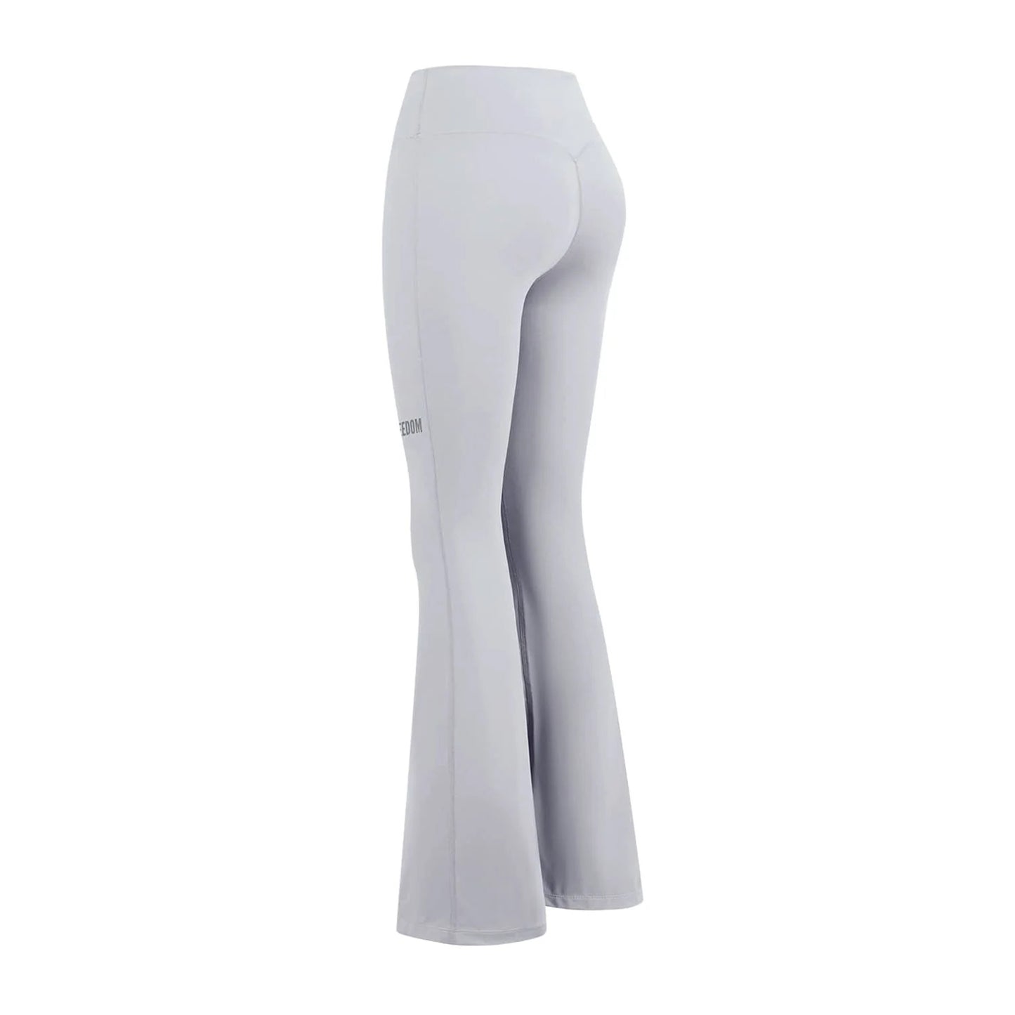 Women's Small Logo Bootcut Leggings (Grey)