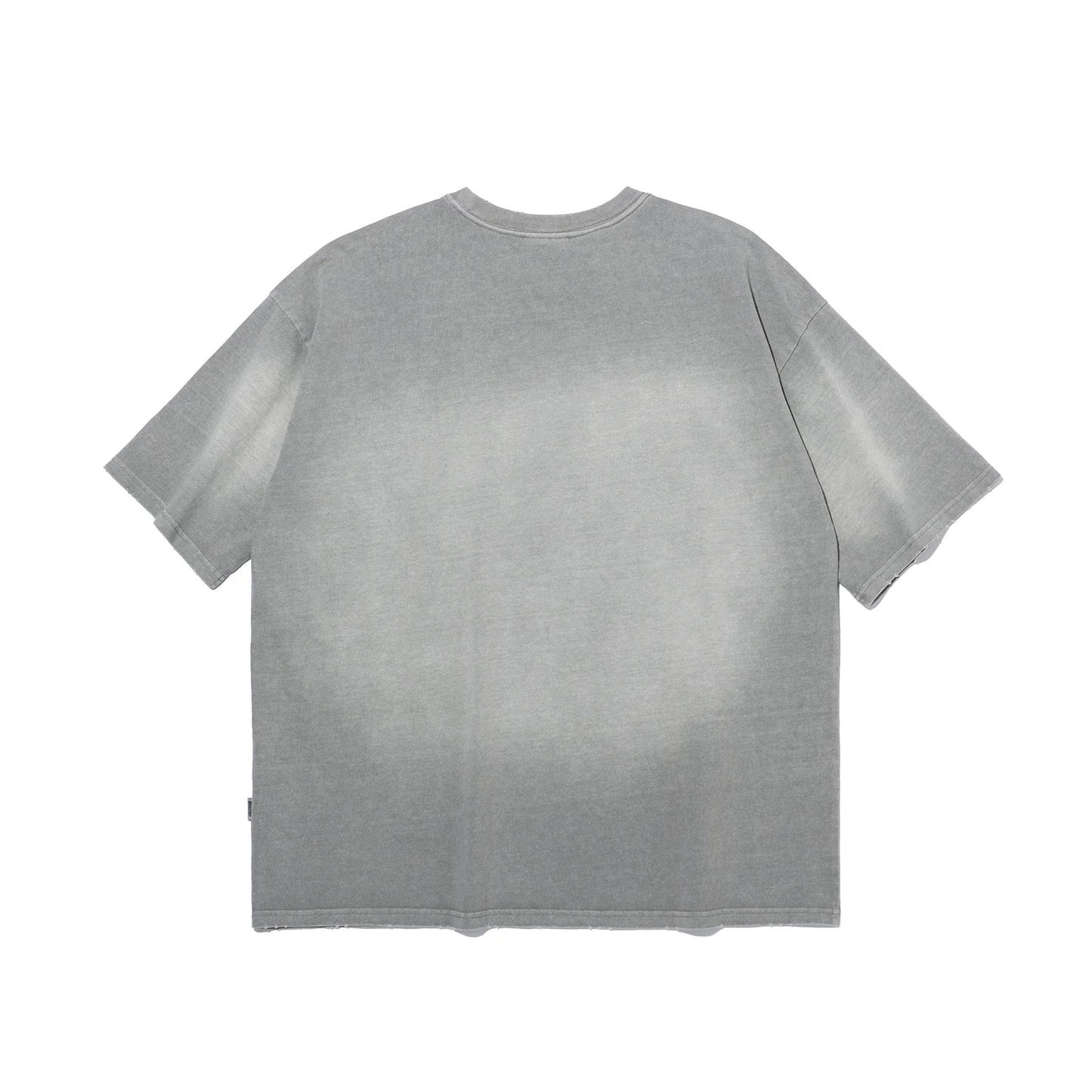 Small Logo Pigment Washed T-Shirt (Gray)