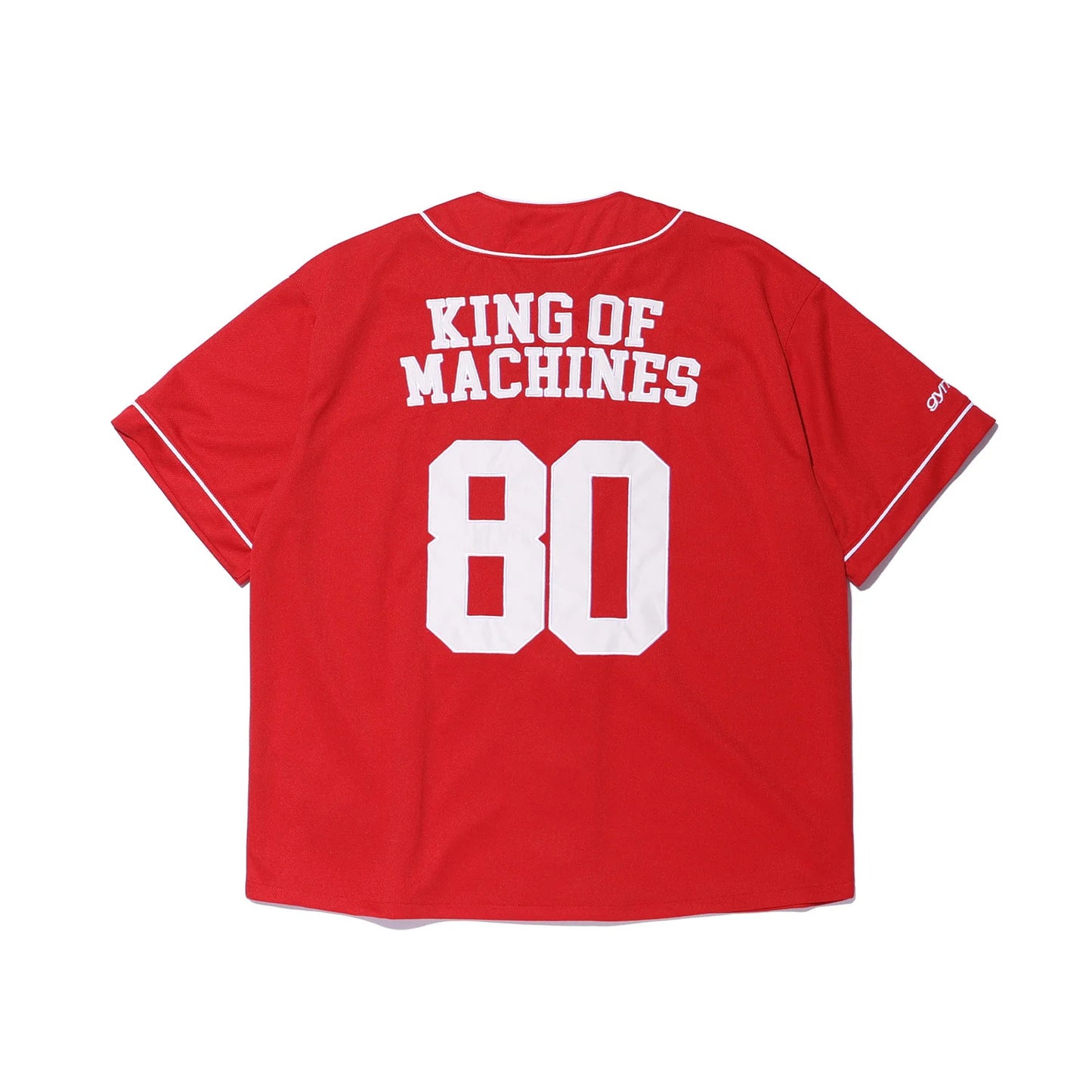 GYM80 Air Mesh Baseball Jersey (Deep Red)