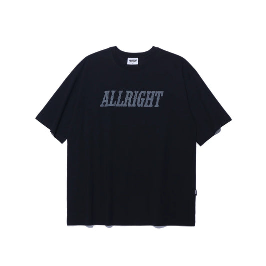ALLRIGHT Black Horse Overfit T-Shirt (Black)