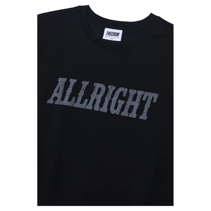 ALLRIGHT Black Horse Overfit T-Shirt (Black)