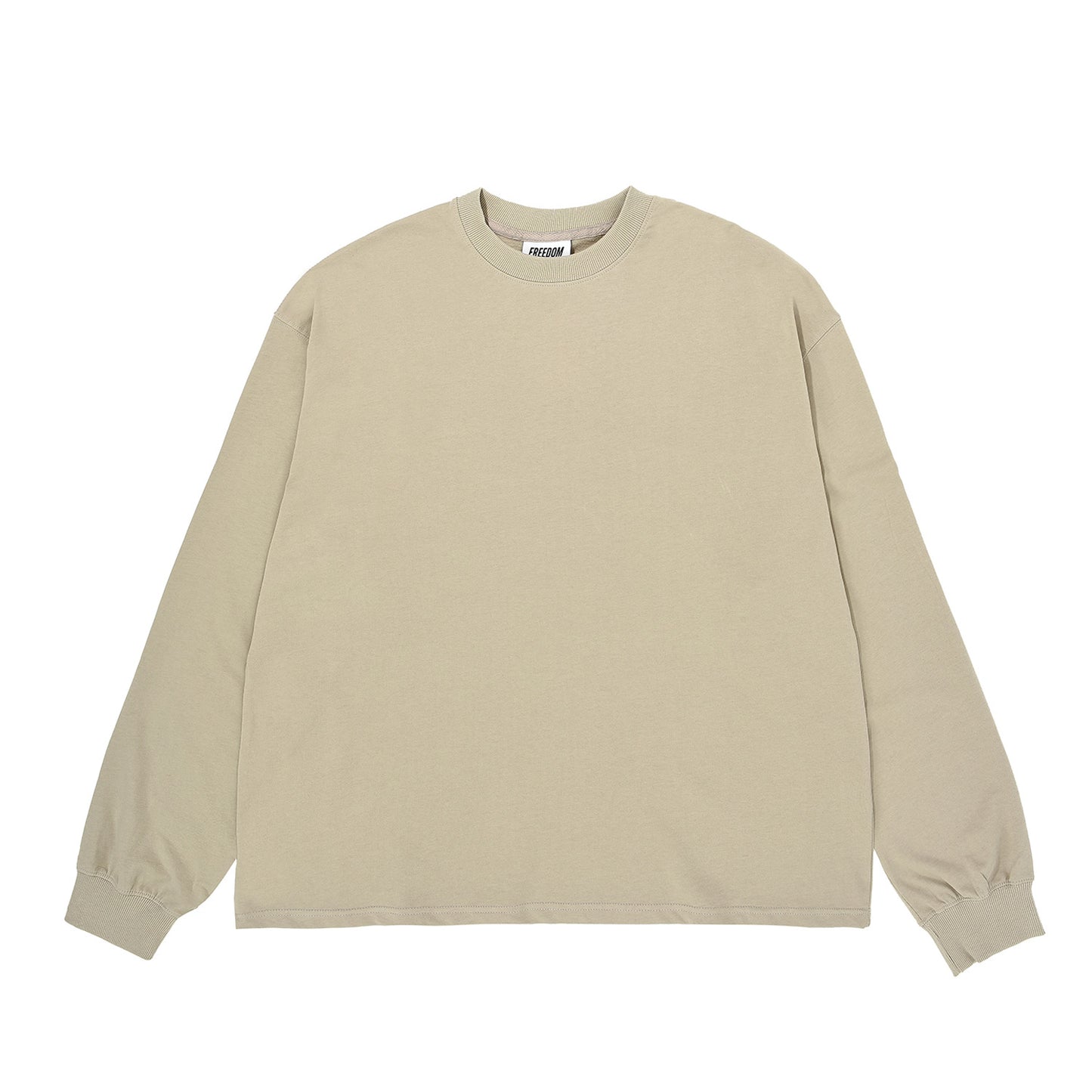 FREEDOM back printing long Sleeve (beige)