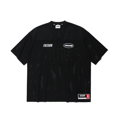 FREEDOM Mesh Rugby Jersey (Black)