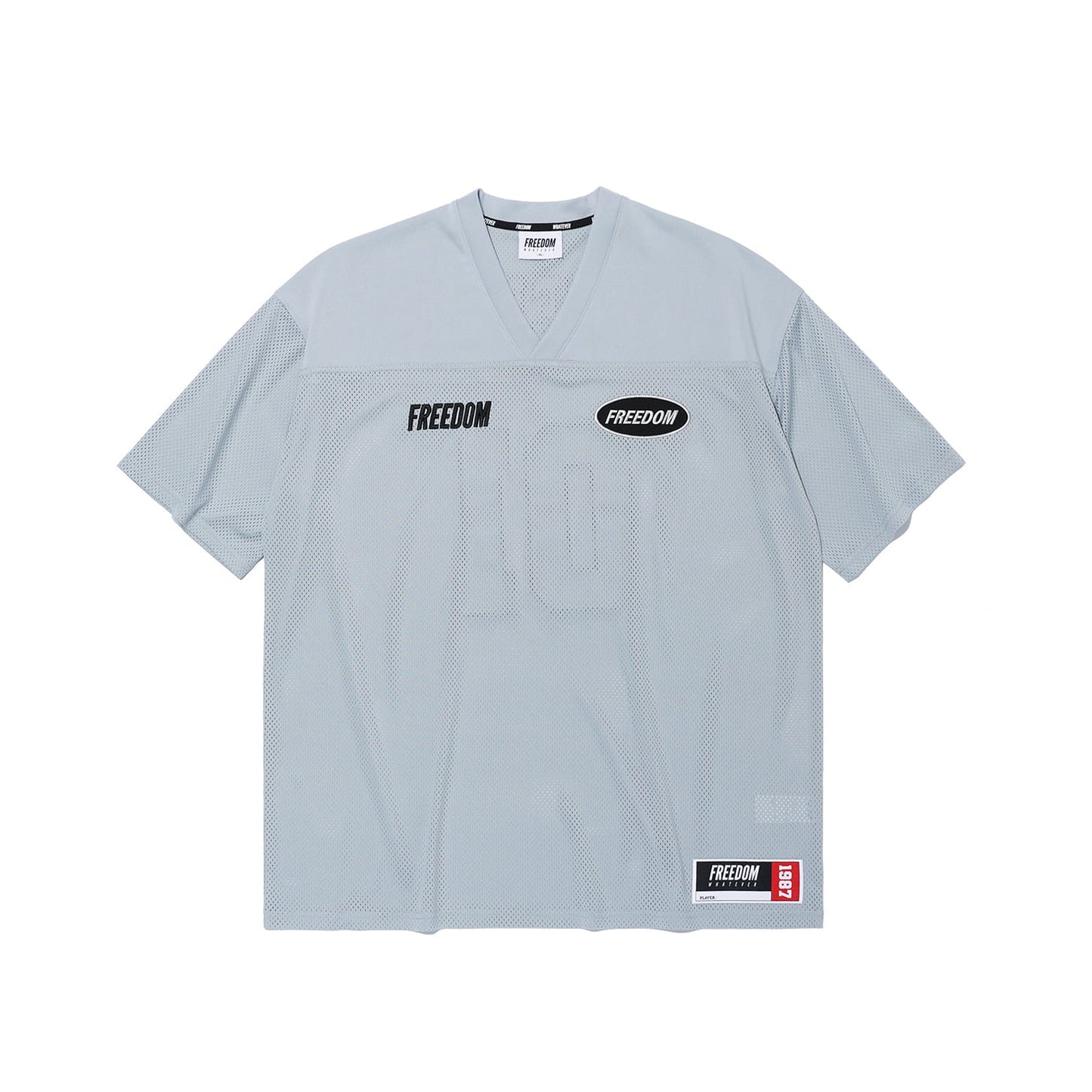 FREEDOM Mesh Rugby Jersey (Gray)