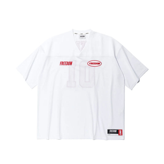 FREEDOM Mesh Rugby Jersey (White)