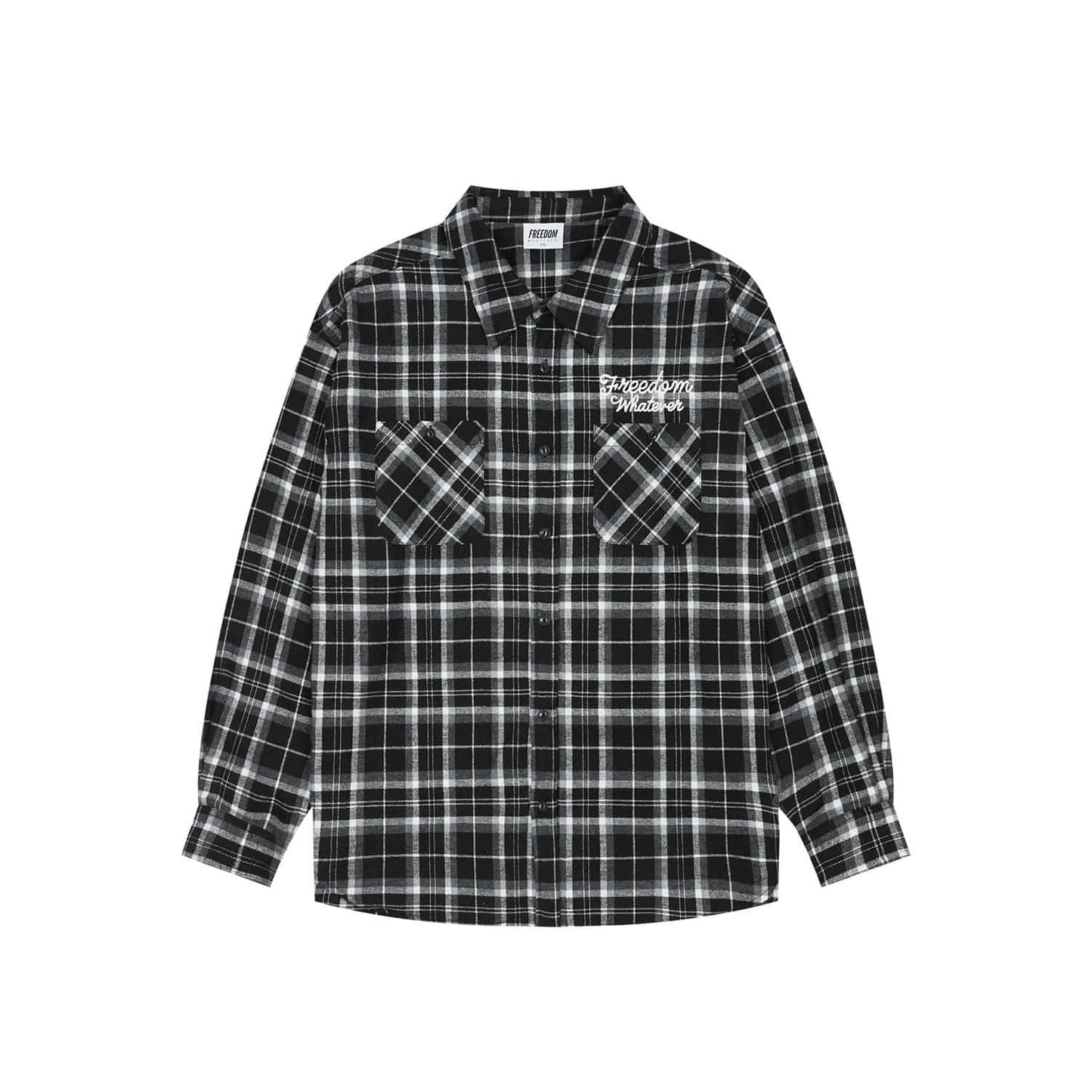 Freedom flannel shirt (black)