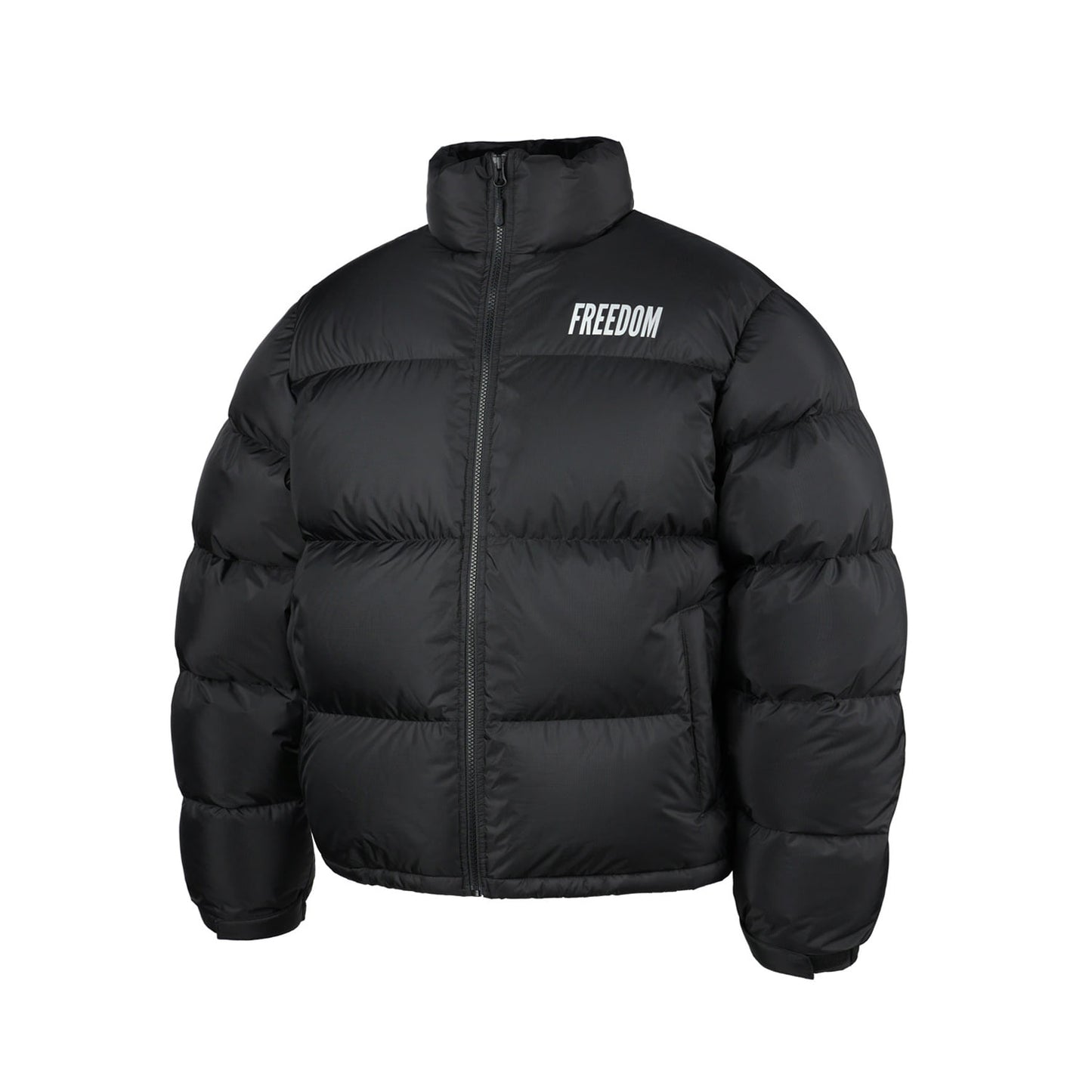 Freedom Logo Puffer Jacket (Black)