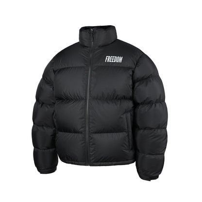 Freedom Logo Puffer Jacket (Black)