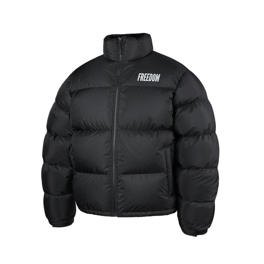 Freedom Logo Puffer Jacket (Black)
