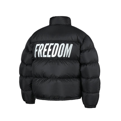 Freedom Logo Puffer Jacket (Black)