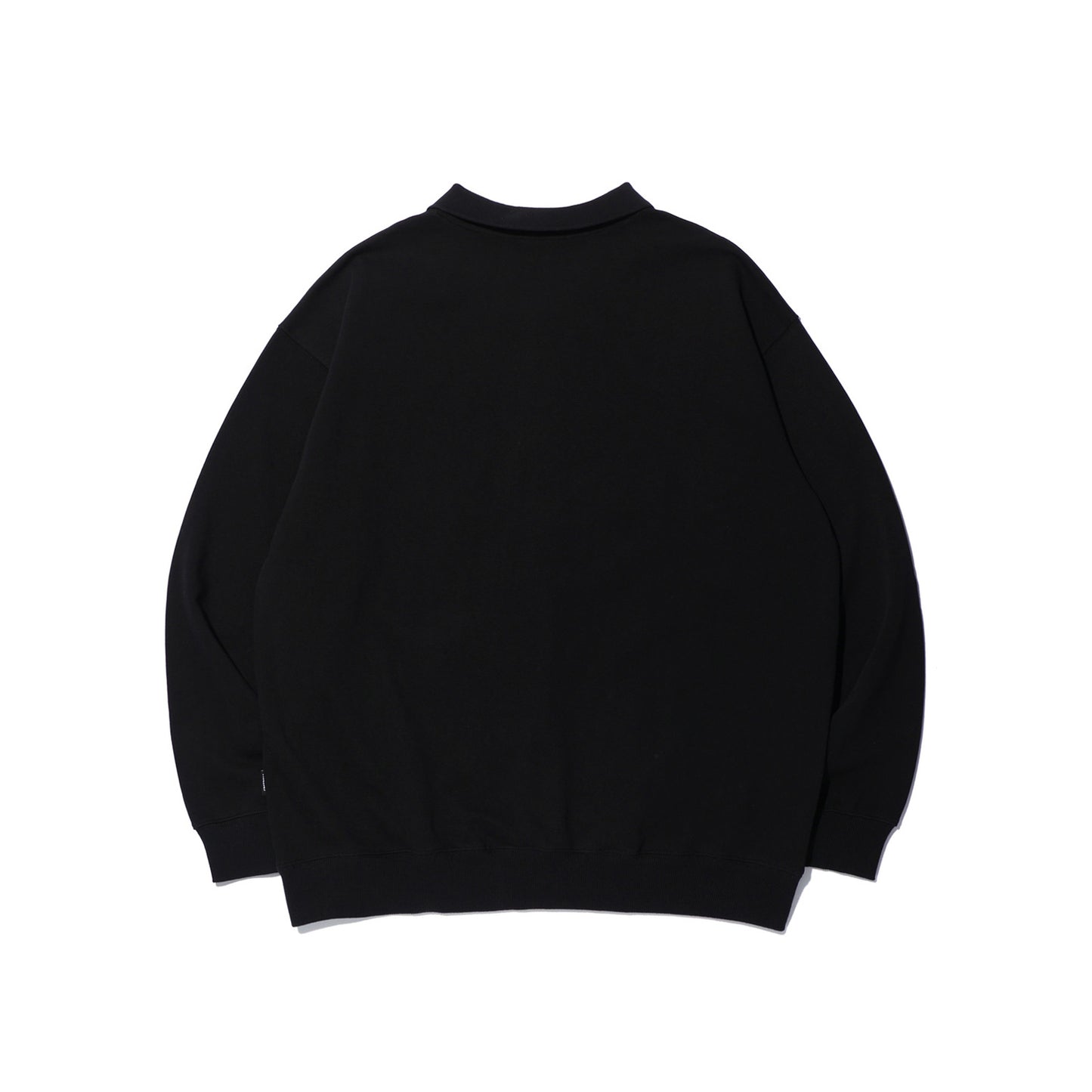 Logo Pique Sweatshirt (Black)