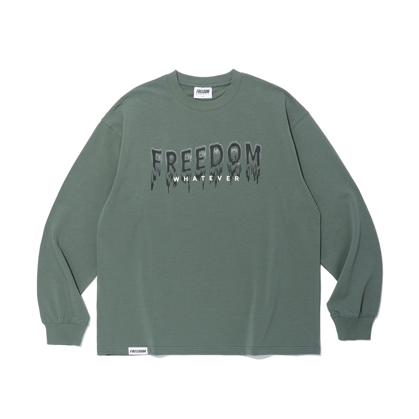 Wave Logo Long Sleeve (Khaki)