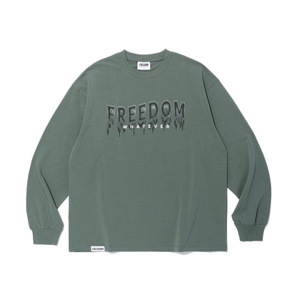 Wave Logo Long Sleeve (Khaki)