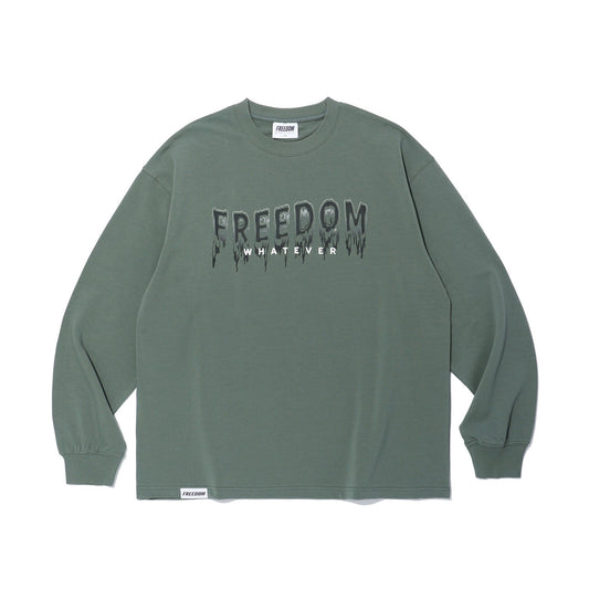 Wave Logo Long Sleeve (Khaki)