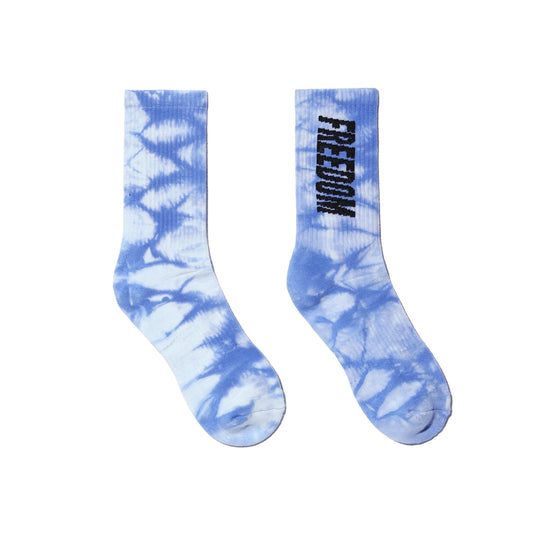 Logo Tie Dye Socks (Blue)