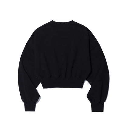 Women's Fisher Logo Crop Sweatshirt (Black)