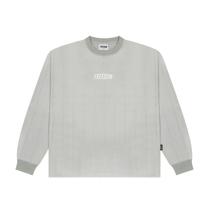 Freedom logo coated mesh long sleeve (Gray)