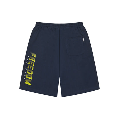 FREEDOM Side Logo Shorts (Navy/Yellow)