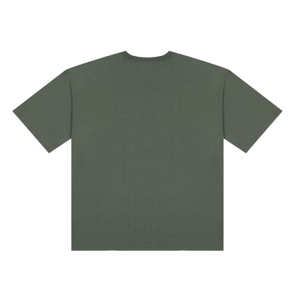 FREEDOM Side Logo T-shirts (Khaki/White)