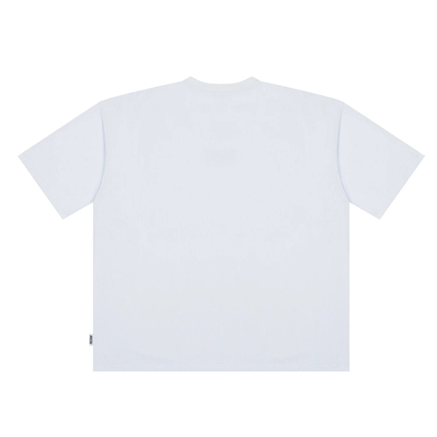 Freedom Logo Mesh Overfit T-shirt (White)