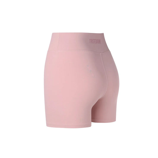 Women's Freedom Small Logo Biker Shorts (Pink)