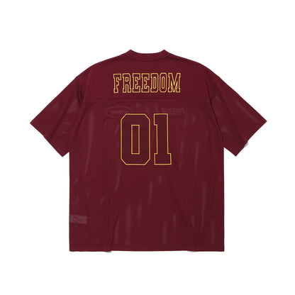 Freedom Mesh Rugby Jersey (Wine)