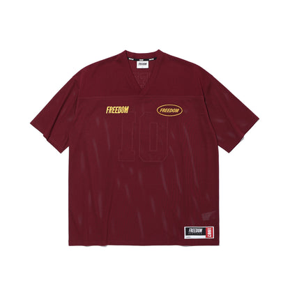 Freedom Mesh Rugby Jersey (Wine)