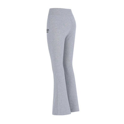 High Banding Boot Cut Sweat Pants women (Gray)