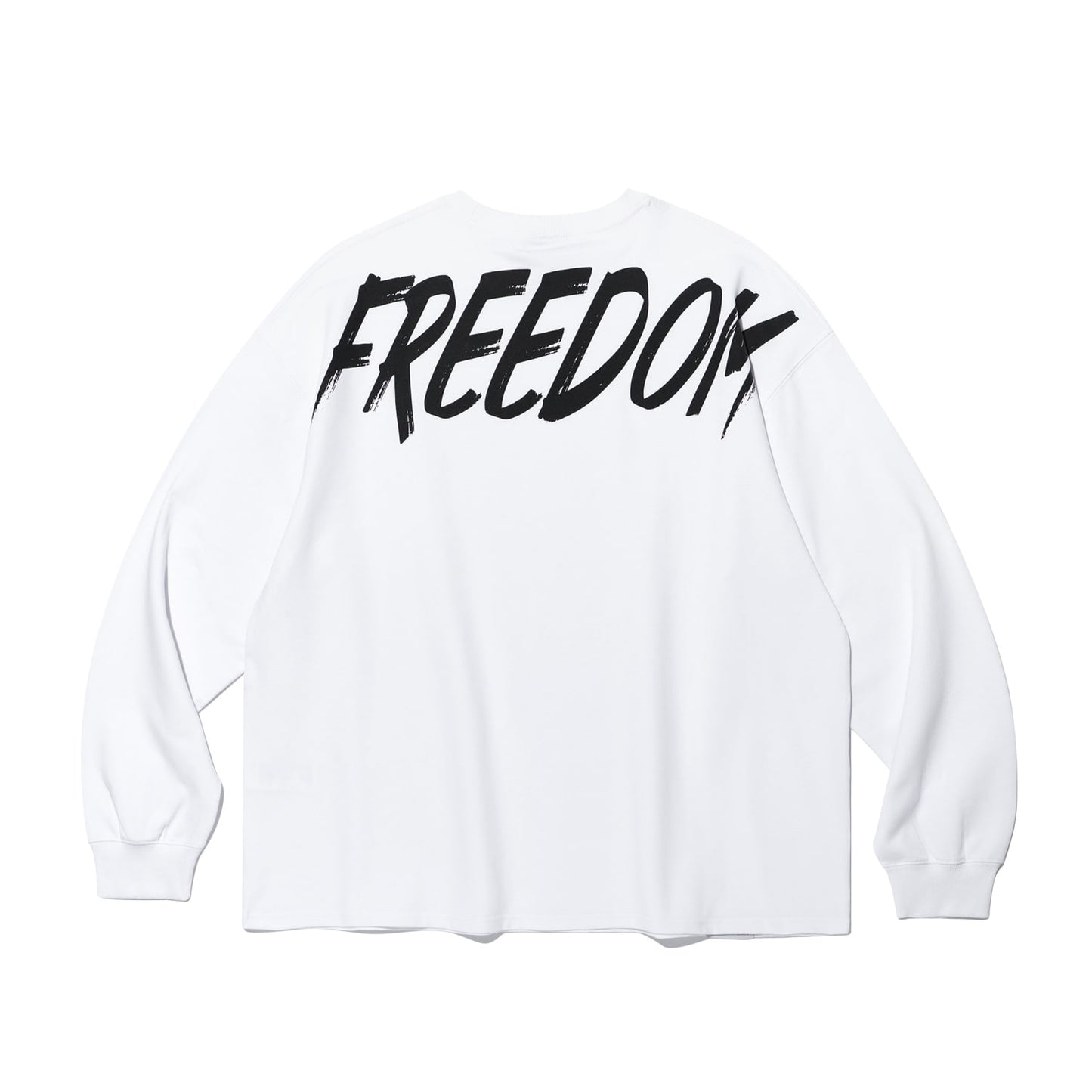 Freedom Back Print Long Sleeve (White)