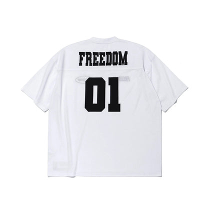Freedom Mesh Rugby Jersey (White/Black)