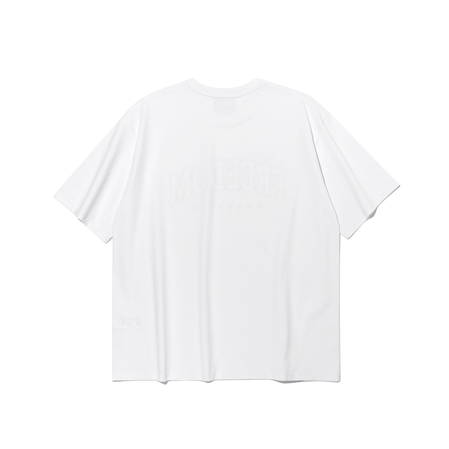 Freedom Arch Logo Semi-Overfit T-Shirt (White)