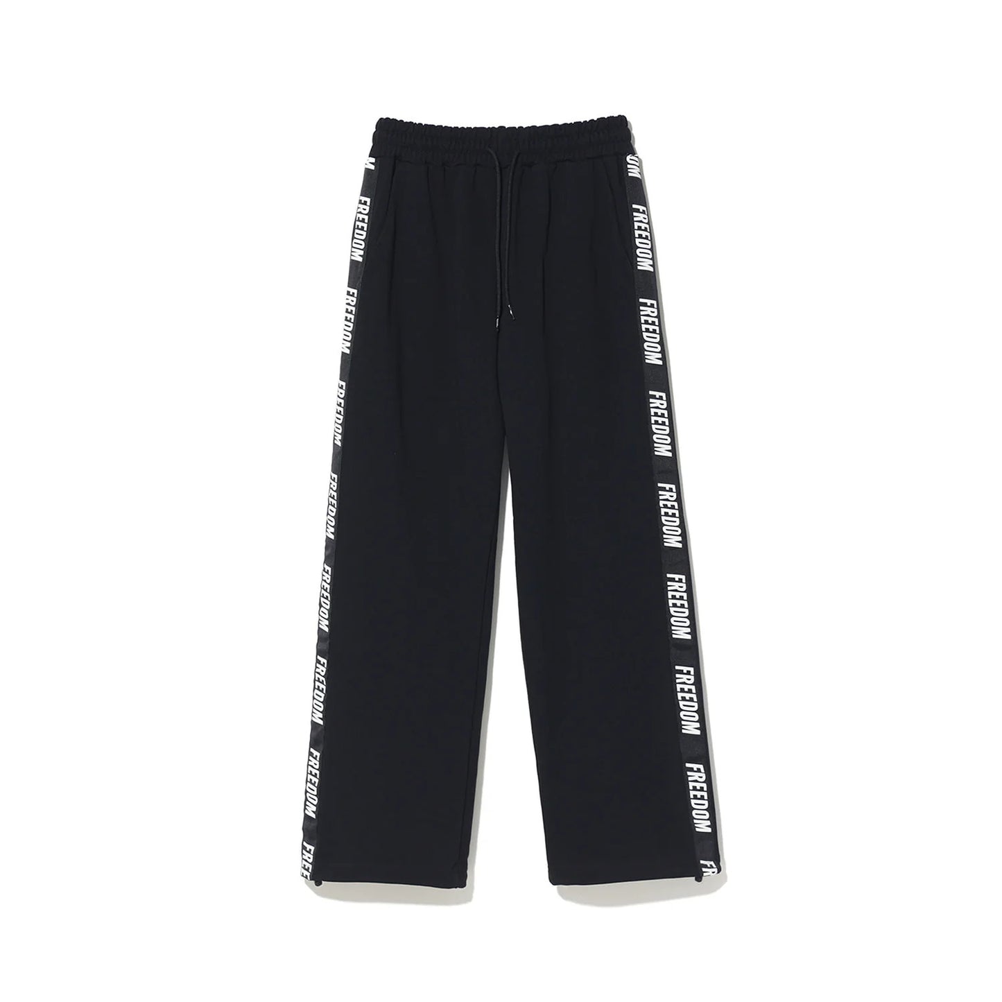 Women's Lettering Sweat Pants (Black)