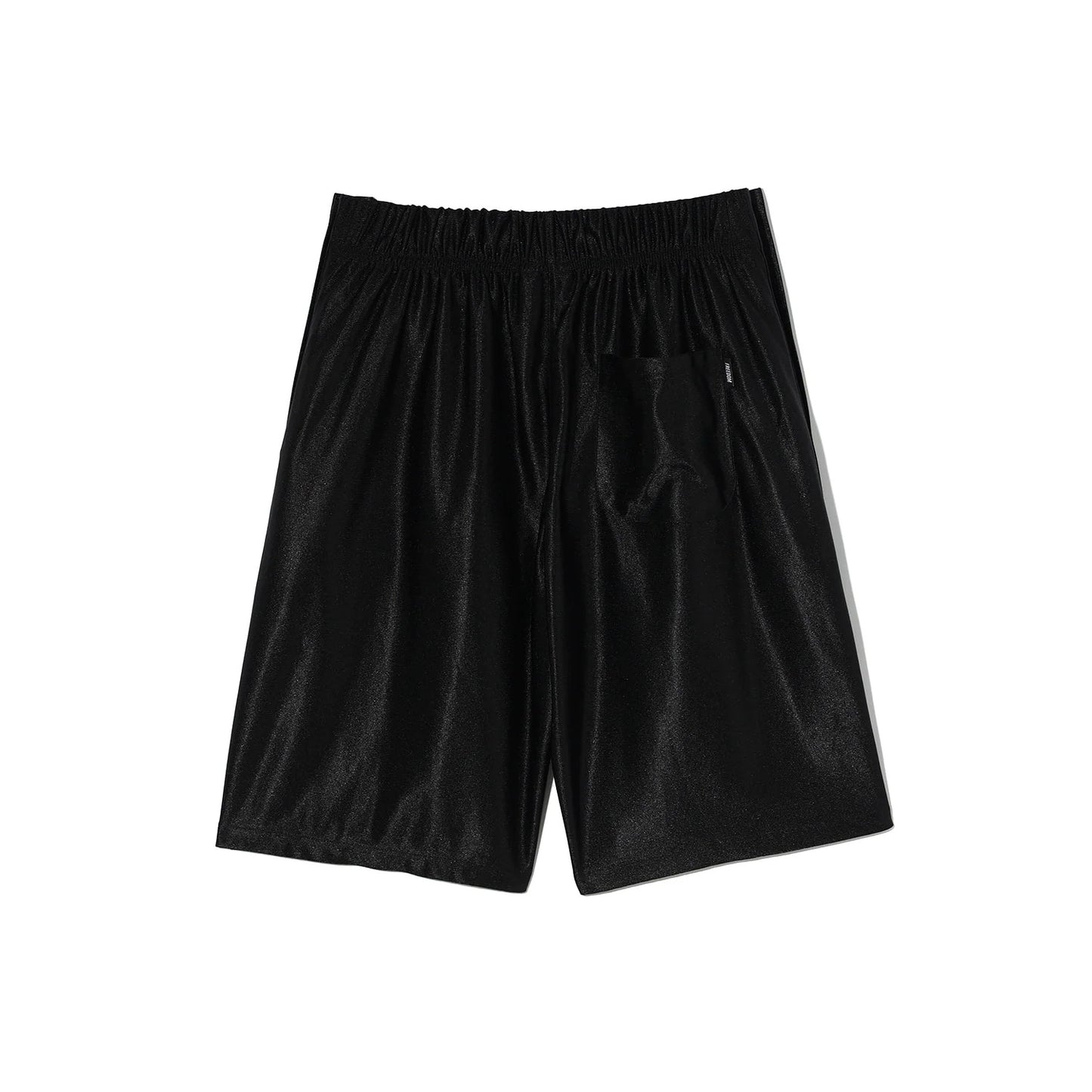Side Snap Basketball Shorts (Black)