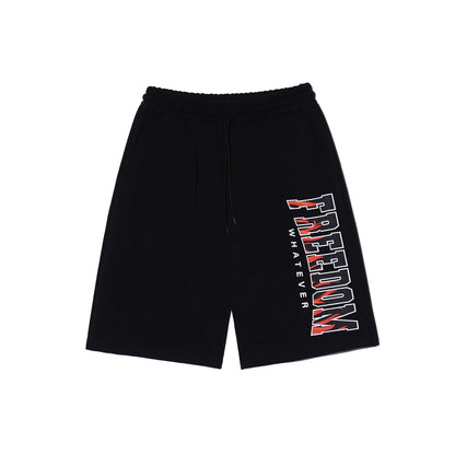 Flame Logo Bermuda Shorts (Black)