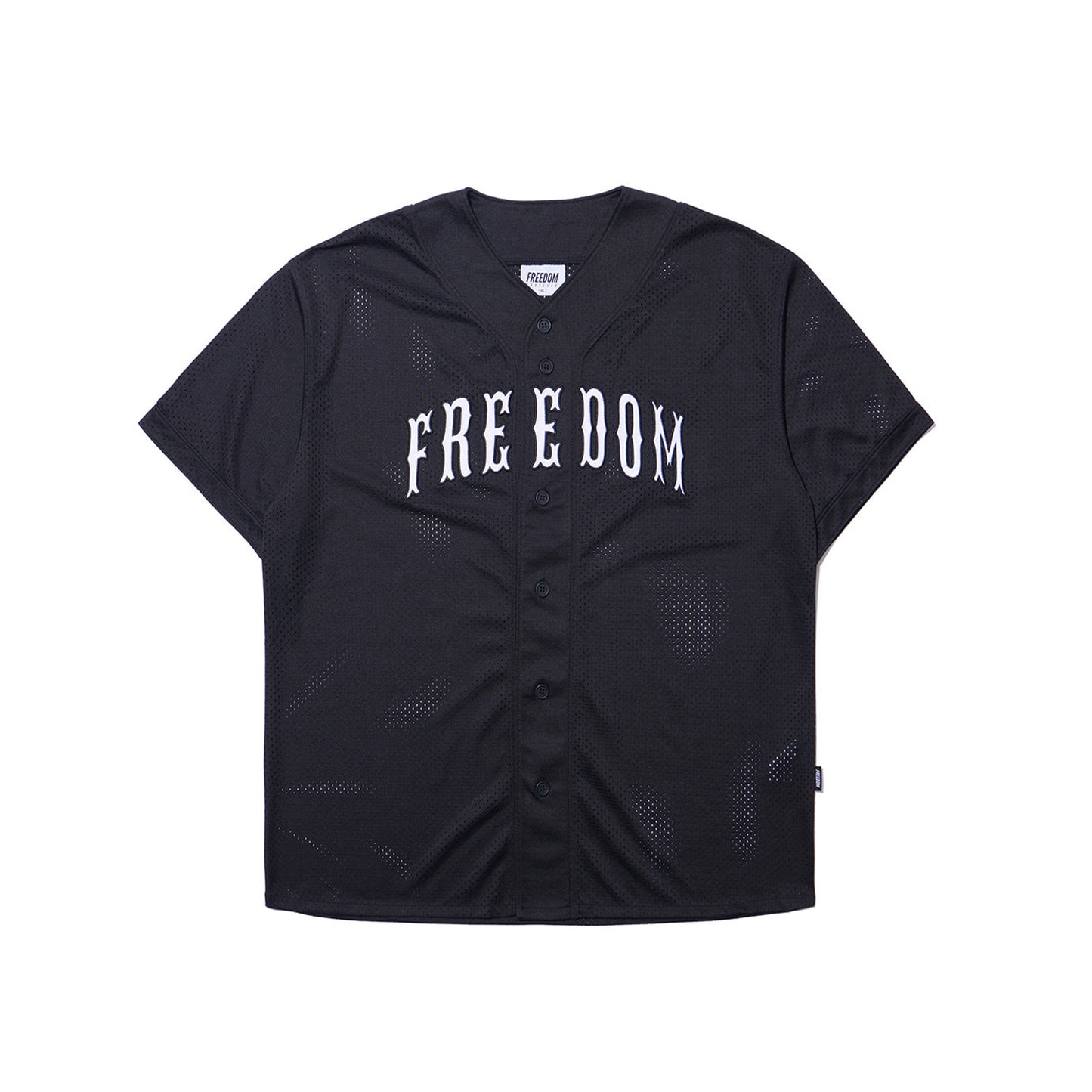 Mesh Baseball Jersey (Black)