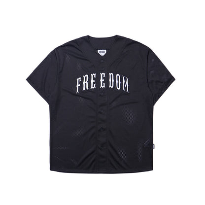 Mesh Baseball Jersey (Black)