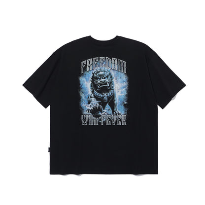 Hatch Print T-Shirt (Black)