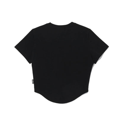 Freedom Camo Logo Crop T-Shirt (Black)
