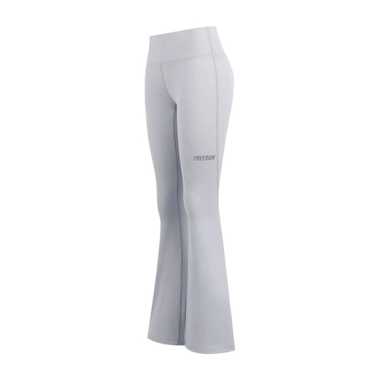 Women's Small Logo Bootcut Leggings (Grey)