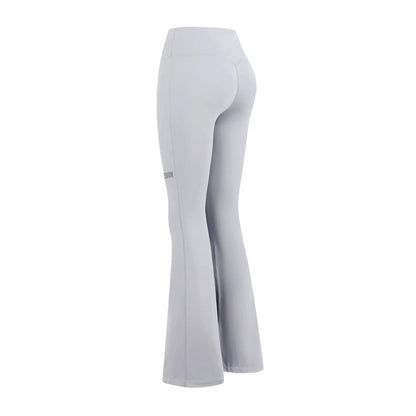 Women's Small Logo Bootcut Leggings (Grey)