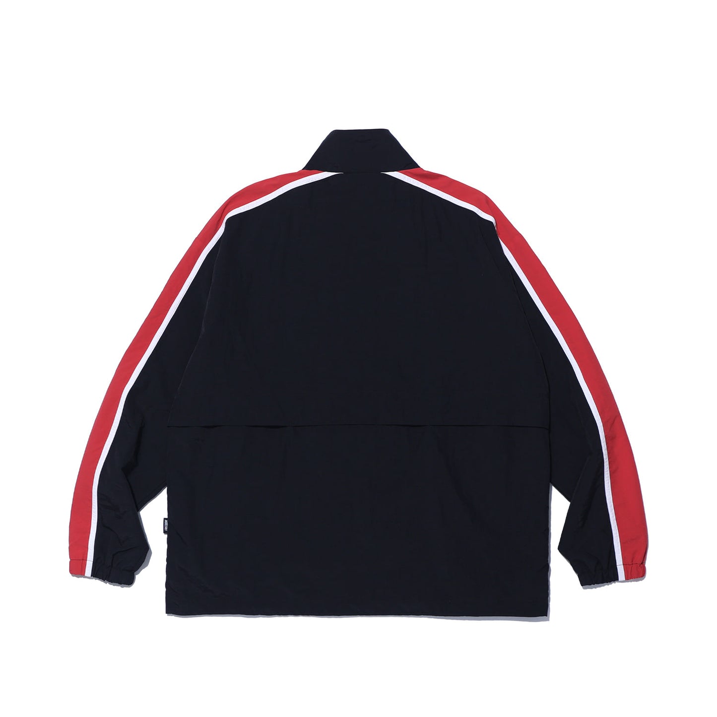 Side Line Windbreaker Jacket (Black/Red)
